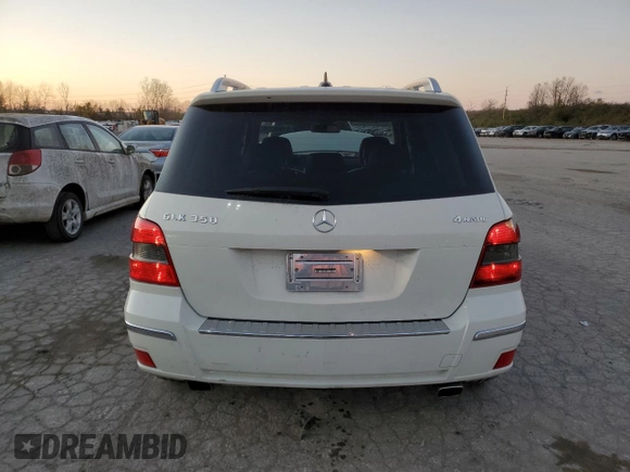2012 Mercedes-Benz GLK 350 with VIN WDCGG8HB1CF802275, listed as a Copart auction lot 54403425 with 157,646 mi miles and Non Repairable. Bid and sale history available at DreamBid. Image 6.