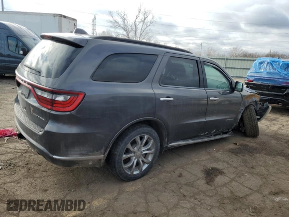 2017 Dodge Durango Citadel with VIN 1C4RDJEG5HC937704, listed as a Copart auction lot 43774085 with 108,628 mi miles and Salvage Title. Bid and sale history available at carsss.com. Image 3.