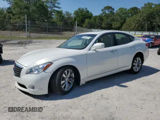 2012 Infiniti M37 with VIN JN1BY1AP3CM335045, listed as a Copart auction lot 48980325 with 53,309 mi miles and Salvage Title. Bid and sale history available at carsss.com. Image 1.