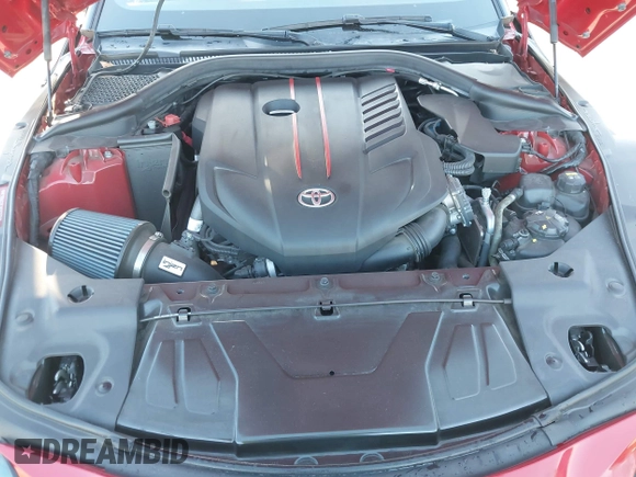 2020 Toyota Supra 3.0 with VIN WZ1DB4C02LW027976, listed as a IAAI auction lot 41264307 with 53,382 mi miles and . Bid and sale history available at DreamBid. Image 10.