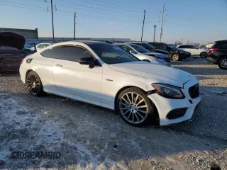 2018 Mercedes-Benz C AMG C 43 with VIN WDDWJ6EB2JF647251, listed as a Copart auction lot 42181325 with 93,813 mi miles and Clean Title. Bid and sale history available at carsss.com. Image 4.