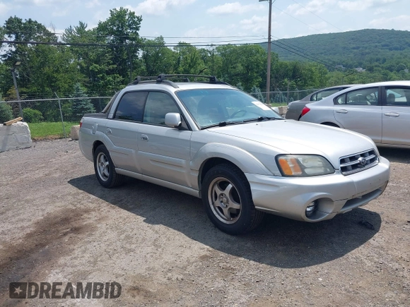 2003 Subaru Baja with VIN 4S4BT61C436109280, listed as a IAAI auction lot 42578238 with 193,519 mi miles and . Bid and sale history available at DreamBid. Image 1.