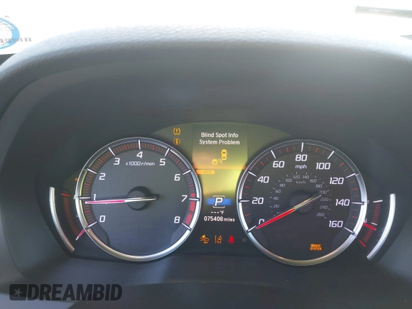2019 Acura MDX Technology with VIN 5J8YD4H03KL016005, listed as a IAAI auction lot 41913564 with 75,408 mi miles and . Bid and sale history available at DreamBid. Image 16.
