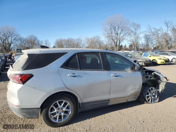 2022 Chevrolet Equinox LS with VIN 3GNAXSEV1NS150089, listed as a Copart auction lot 42914635 with 66,833 mi miles and Salvage Title. Bid and sale history available at carsss.com. Image 3.