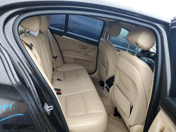 2014 BMW 5 Series 528i with VIN WBA5A5C52ED508037, listed as a Copart auction lot 48415255 with 160,357 mi miles and Salvage Title. Bid and sale history available at carsss.com. Image 10.