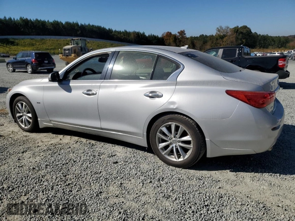 2017 Infiniti Q50 3.0t Premium with VIN JN1EV7AR0HM840588, listed as a Copart auction lot 76129124 with 107,886 mi miles and Salvage Title. Bid and sale history available at carsss.com. Image 2.
