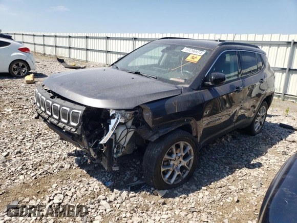 2022 Jeep Compass Latitude Lux с VIN 3C4NJDFBXNT113984, выставлен на аукционе Copart как лот 69296974 с пробегом Не указан миль и Списание • Salvage title. История ставок и продаж доступна на DreamBid. Изображение 1.