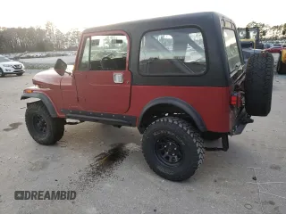 1984 Jeep CJ with VIN 1JCCM87E0ET103859, listed as a Copart auction lot 87461054 with 183,390 mi miles and Salvage Title. Bid and sale history available at carsss.com. Image 2.
