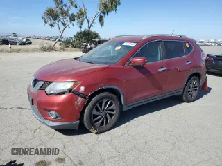 2016 Nissan Rogue SL with VIN 5N1AT2MT5GC814404, listed as a Copart auction lot 56337165 with 265,898 mi miles and Clean Title. Bid and sale history available at DreamBid. Image 1.