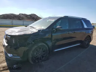 2022 Kia Carnival SX Prestige with VIN KNDNE5H3XN6081449, listed as a Copart auction lot 46453085 with 43,537 mi miles and Salvage Title. Bid and sale history available at carsss.com. Image 1.