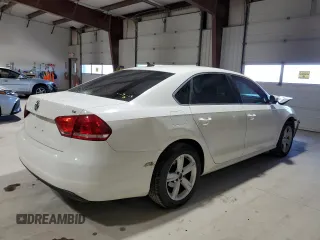 2013 Volkswagen Passat SE w/Sunroof with VIN 1VWBP7A34DC056451, listed as a Copart auction lot 52306265 with 143,112 mi miles and Salvage Title. Bid and sale history available at carsss.com. Image 3.