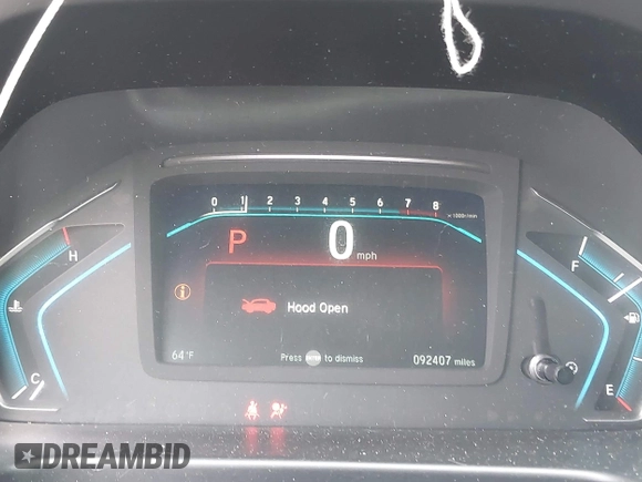 2018 Honda Odyssey Touring with VIN 5FNRL6H85JB001501, listed as a IAAI auction lot 41911497 with 92,407 mi miles. Bid and sale history available at carsss.com. Image 7.