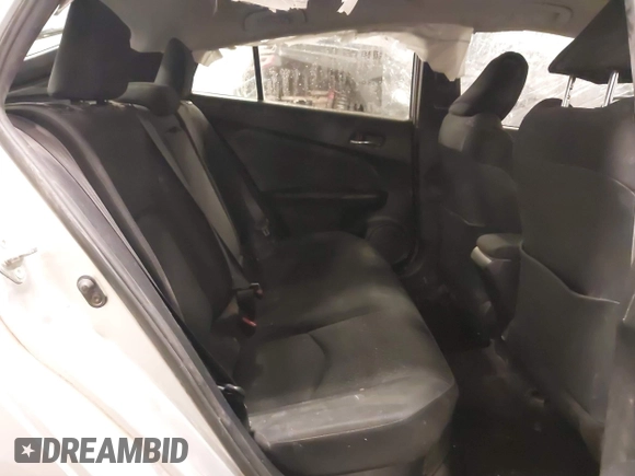 2018 Toyota Prius Two with VIN JTDKBRFU3J3582337, listed as a IAAI auction lot 40457335 with 166,690 mi miles. Bid and sale history available at carsss.com. Image 8.