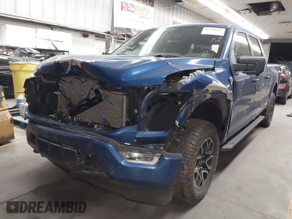 2022 Ford F-150 XL with VIN 1FTFW1E82NKE39483, listed as a IAAI auction lot 42591423 with 51,701 mi miles and . Bid and sale history available at DreamBid. Image 17.