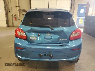 2018 Mitsubishi Mirage ES with VIN ML32A3HJ3JH007020, listed as a Copart auction lot 57400875 with 111,177 mi miles and Salvage title. Bid and sale history available at DreamBid. Image 6.