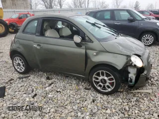 2012 FIAT 500 Pop with VIN 3C3CFFDR1CT343449, listed as a Copart auction lot 50960485 with 113,716 mi miles and Clean Title. Bid and sale history available at carsss.com. Image 4.