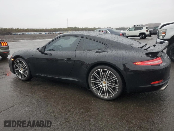 2016 Porsche 911 Carrera with VIN WP0AA2A92GS106698, listed as a Copart auction lot 42180725 with 43,064 mi miles and Salvage Title. Bid and sale history available at carsss.com. Image 2.
