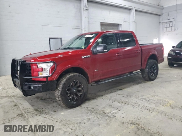 2016 Ford F-150 XLT with VIN 1FTEW1EP0GFC97424, listed as a Copart auction lot 62746505 with 171,445 mi miles and Salvage title. Bid and sale history available at DreamBid. Image 1.