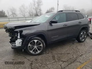 2022 Jeep Cherokee Limited with VIN 1C4PJMDX4ND503248, listed as a Copart auction lot 42770205 with 18,142 mi miles and Salvage Title. Bid and sale history available at DreamBid. Image 1.