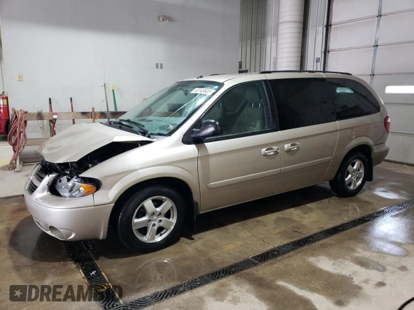 2007 Dodge Grand Caravan SXT with VIN 2D8GP44L57R321927, listed as a Copart auction lot 53143605 with 157,185 mi miles and Salvage Title. Bid and sale history available at DreamBid. Image 1.