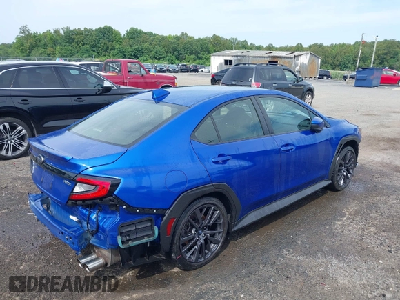 2022 Subaru WRX Premium with VIN JF1VBAF64N9013814, listed as a IAAI auction lot 42452692 with 28,081 mi miles and . Bid and sale history available at DreamBid. Image 4.
