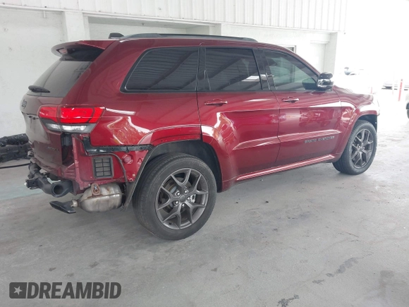 2020 Jeep Grand Cherokee Limited X with VIN 1C4RJFBT6LC185530, listed as a IAAI auction lot 42656641 with 44,664 mi miles and . Bid and sale history available at DreamBid. Image 4.