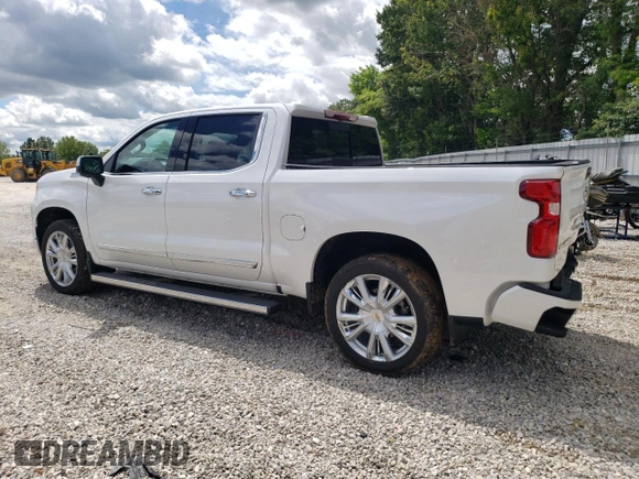 2024 Chevrolet Silverado 1500 High Country with VIN 1GCUDJE88RZ300839, listed as a Copart auction lot 60121904 with 2,069 mi miles and Salvage Title. Bid and sale history available at DreamBid. Image 2.