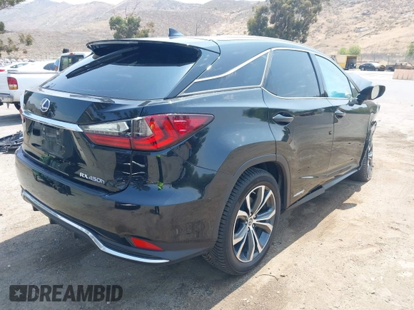 2020 Lexus RX 450h с VIN 2T2HGMDA5LC052075, выставлен на аукционе IAAI как лот 42407001 с пробегом 105 686 миль миль и . История ставок и продаж доступна на DreamBid. Изображение 4.