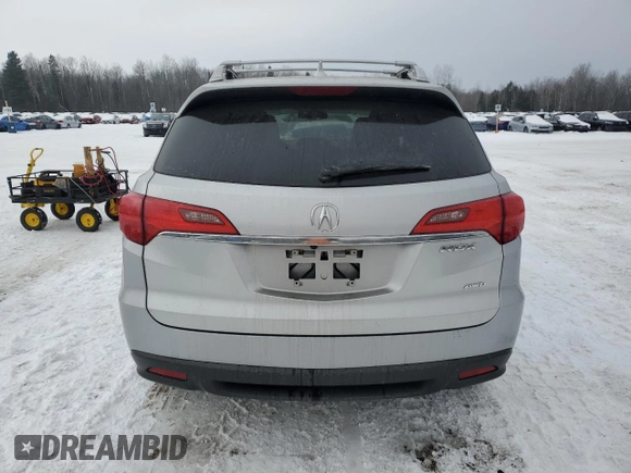 2015 Acura RDX Tech Pkg with VIN 5J8TB4H5XFL804605, listed as a Copart auction lot 43265275 with 150,430 mi miles and Salvage Title. Bid and sale history available at carsss.com. Image 6.