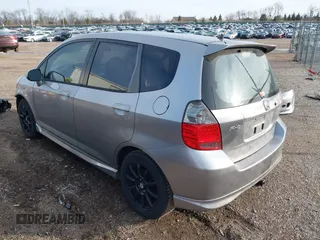 2007 Honda Fit Sport with VIN JHMGD376X7S065787, listed as a IAAI auction lot 41855058 with 218,865 mi miles. Bid and sale history available at carsss.com. Image 3.