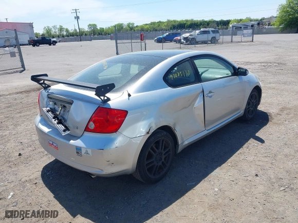 2006 Scion tC with VIN JTKDE177060139123, listed as a IAAI auction lot 42075140 with 218,391 mi miles. Bid and sale history available at carsss.com. Image 4.