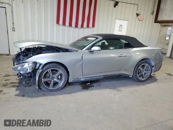 2024 Ford Mustang EcoBoost with VIN 1FAGP8UH2R5133180, listed as a Copart auction lot 87293434 with 24,451 mi miles and Salvage Title. Bid and sale history available at carsss.com. Image 1.