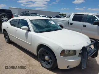 2008 Dodge Charger Police with VIN 2B3KA43H28H298655, listed as a IAAI auction lot 41988042 with 131,178 mi miles. Bid and sale history available at carsss.com. Image 1.