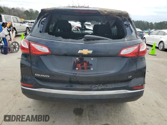 2021 Chevrolet Equinox LT with VIN 3GNAXKEV2MS125376, listed as a Copart auction lot 47312275 with 112,292 mi miles and Salvage Title. Bid and sale history available at DreamBid. Image 6.