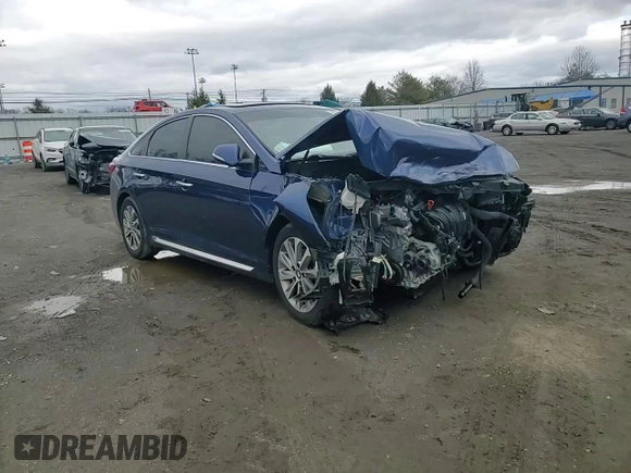 2016 Hyundai Sonata Sport with VIN 5NPE34AF8GH331381, listed as a Copart auction lot 48111485 with Not Provided miles and Salvage Title. Bid and sale history available at DreamBid. Image 11.
