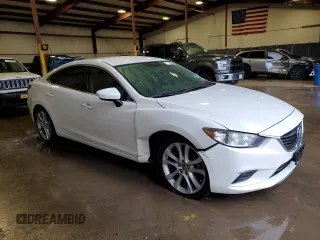 2016 Mazda Mazda6 i Touring with VIN JM1GJ1V55G1469305, listed as a Copart auction lot 47861475 with 111,861 mi miles and Salvage Title. Bid and sale history available at carsss.com. Image 4.