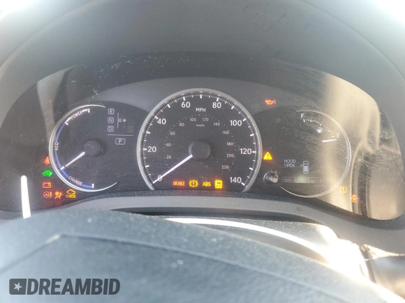 2015 Lexus CT 200h with VIN JTHKD5BH8F2243838, listed as a Copart auction lot 49727745 with 107,813 mi miles and Salvage title. Bid and sale history available at DreamBid. Image 9.