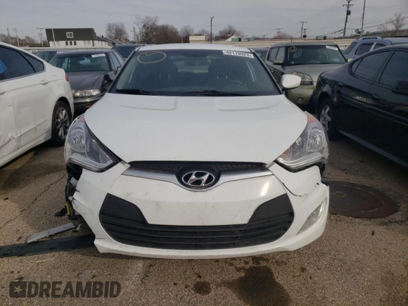 2017 Hyundai Veloster with VIN KMHTC6AD8HU310860, listed as a Copart auction lot 42170923 with 97,009 mi miles. Bid and sale history available at carsss.com. Image 5.