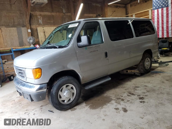 2006 Ford Econoline Passenger XL with VIN 1FBNE31L66HA25436, listed as a Copart auction lot 50935865 with 105,365 mi miles and Clean Title. Bid and sale history available at carsss.com. Image 1.