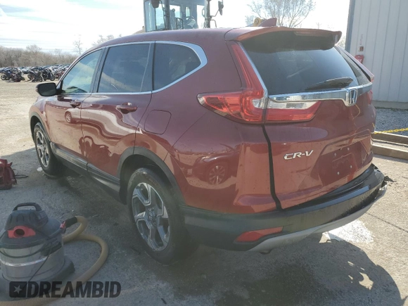 2017 Honda CR-V EX with VIN 5J6RW2H52HL031935, listed as a Copart auction lot 50376325 with 84,605 mi miles and Salvage Title. Bid and sale history available at carsss.com. Image 2.