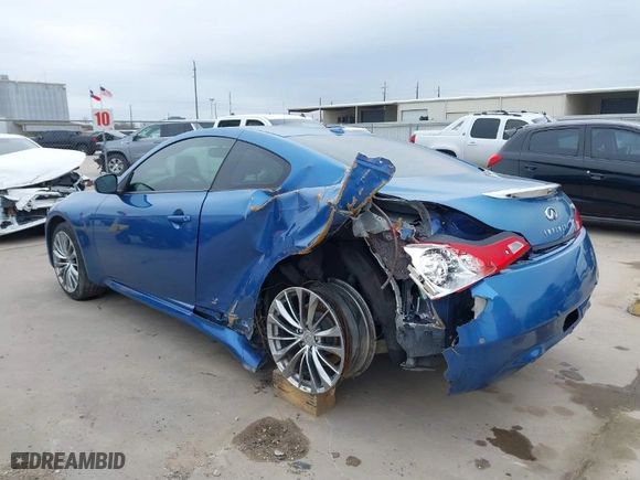 2012 Infiniti G37 Coupe IPL with VIN JN1CV6EK4CM424213, listed as a IAAI auction lot 41509618 with 98,251 mi miles. Bid and sale history available at carsss.com. Image 3.