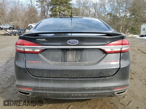2017 Ford Fusion Titanium with VIN 3FA6P0D94HR183550, listed as a Copart auction lot 46148595 with 140,505 mi miles and Salvage title. Bid and sale history available at DreamBid. Image 6.