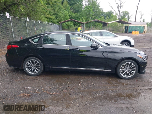 2017 Genesis G80 3.8L with VIN KMHGN4JE0HU171817, listed as a IAAI auction lot 42247623 with 93,048 mi miles and . Bid and sale history available at DreamBid. Image 14.