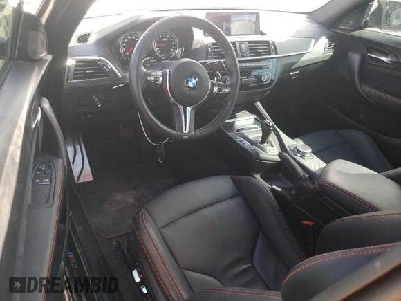 2021 BMW M2 Competition with VIN WBS2U7C0XM7G66051, listed as a Copart auction lot 69102004 with 13,718 mi miles and Salvage Title. Bid and sale history available at carsss.com. Image 8.