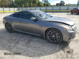 2008 Infiniti G37 Coupe Sport with VIN JNKCV64E08M101498, listed as a Copart auction lot 44778265 with 143,401 mi miles and Salvage Title. Bid and sale history available at carsss.com. Image 4.
