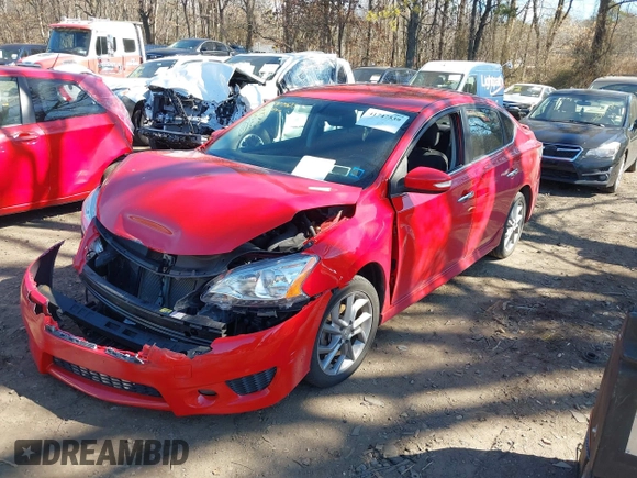2015 Nissan Sentra SV with VIN 3N1AB7AP0FY373463, listed as a IAAI auction lot 41747539 with 77,841 mi miles and . Bid and sale history available at DreamBid. Image 2.