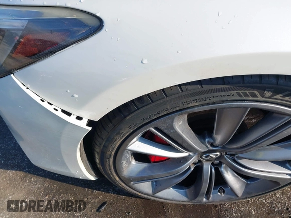 2017 Infiniti Q60 Red Sport 400 with VIN JN1FV7EL6HM701933, listed as a IAAI auction lot 41485664 with 72,496 mi miles and . Bid and sale history available at carsss.com. Image 19.
