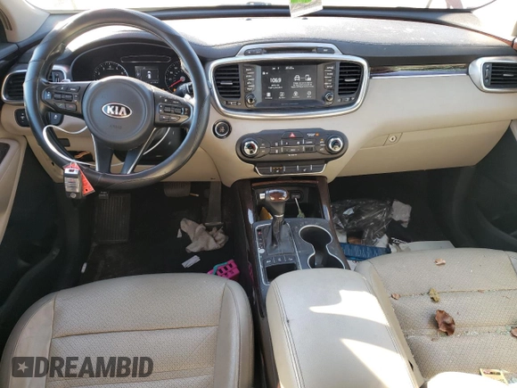 2017 Kia Sorento EX with VIN 5XYPHDA15HG276783, listed as a Copart auction lot 87602165 with 127,135 mi miles and Salvage Title. Bid and sale history available at carsss.com. Image 8.