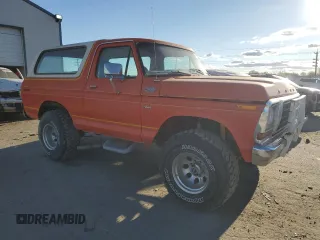 1979 Ford Bronco z VIN U15HLEG1462, wystawiony jako Copart lot #89210495 z przebiegiem 77 770 mil mil oraz Tytuł czysty. Historia ofert i sprzedaży dostępna na DreamBid. Obrazek 4.