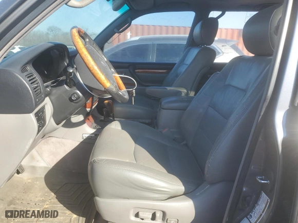2004 Lexus LX 470 with VIN JTJHT00W343541589, listed as a Copart auction lot 48166895 with NaN miles and Salvage Title. Bid and sale history available at carsss.com. Image 7.